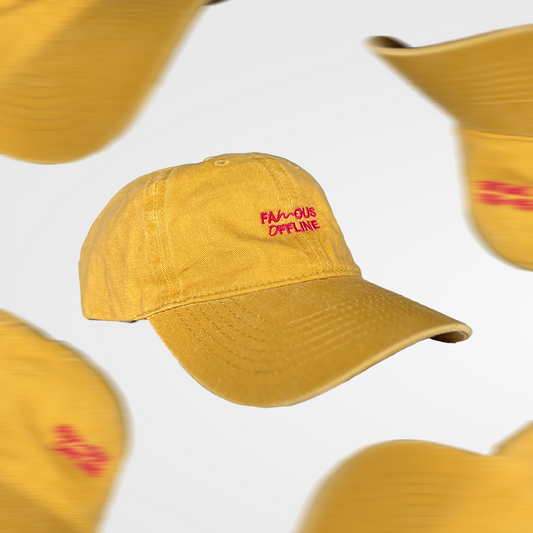 Gorra “Famous Offline” - Pantone 1235 C